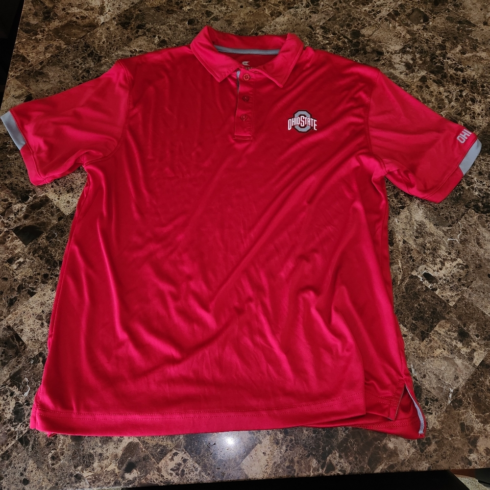 Ohio State Buckeyes Polo Shirt L